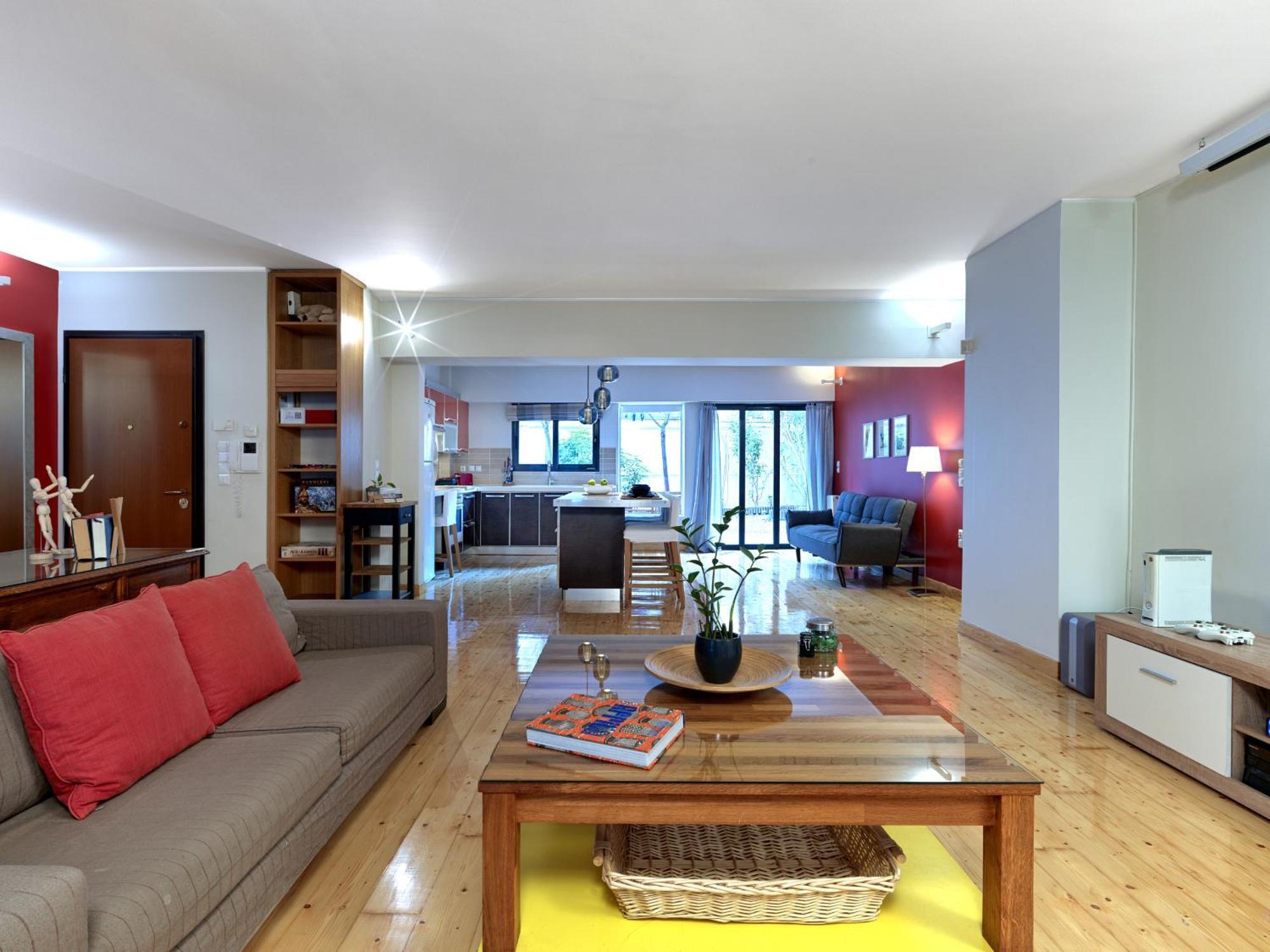 Koukaki Garden Escape Child Friendly Apartment Афины Экстерьер фото