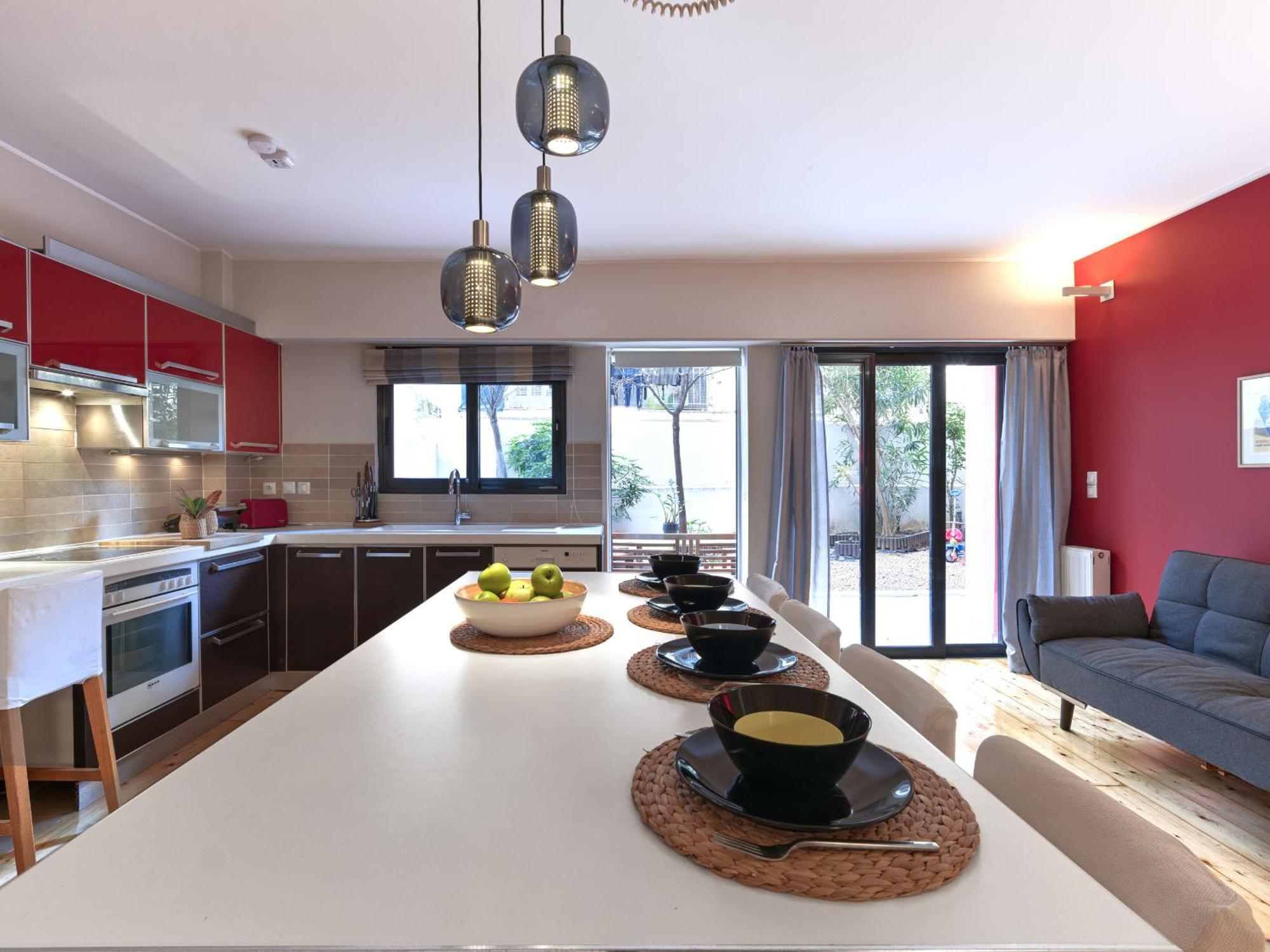 Koukaki Garden Escape Child Friendly Apartment Афины Экстерьер фото